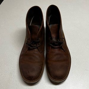 Clarks Bushacre Chukka Leather Boots mens 10
